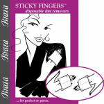 Remove Lint & Hair With 'Sticky Fingers' 5Pc Pack 20 Uses.