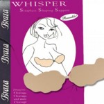 Stick On Strapless Bra. Whisper Bra