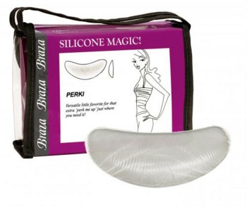 Bra/Breast Enhancer Clear Silicone Perki Pad