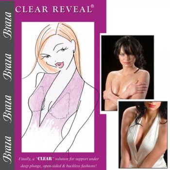 Clear Adhesive Plunge Bra Reveal.