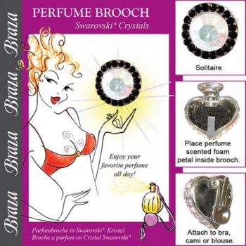 Perfume Brooch Solitaire